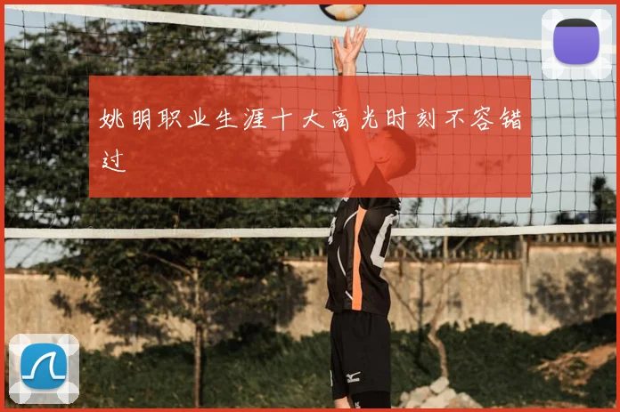 姚明职业生涯十大高光时刻不容错过