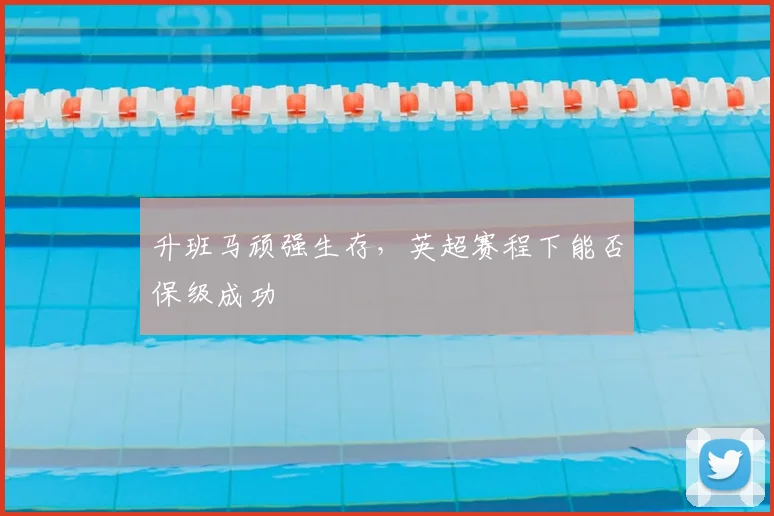 升班马顽强生存，英超赛程下能否保级成功
